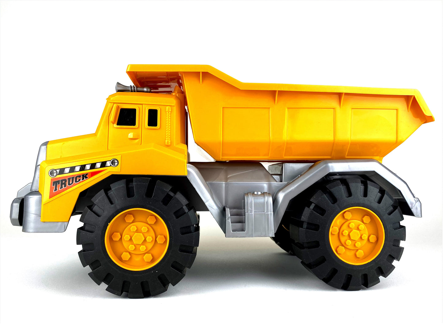 Big Dump Truck comes with a Shovel and Rake
