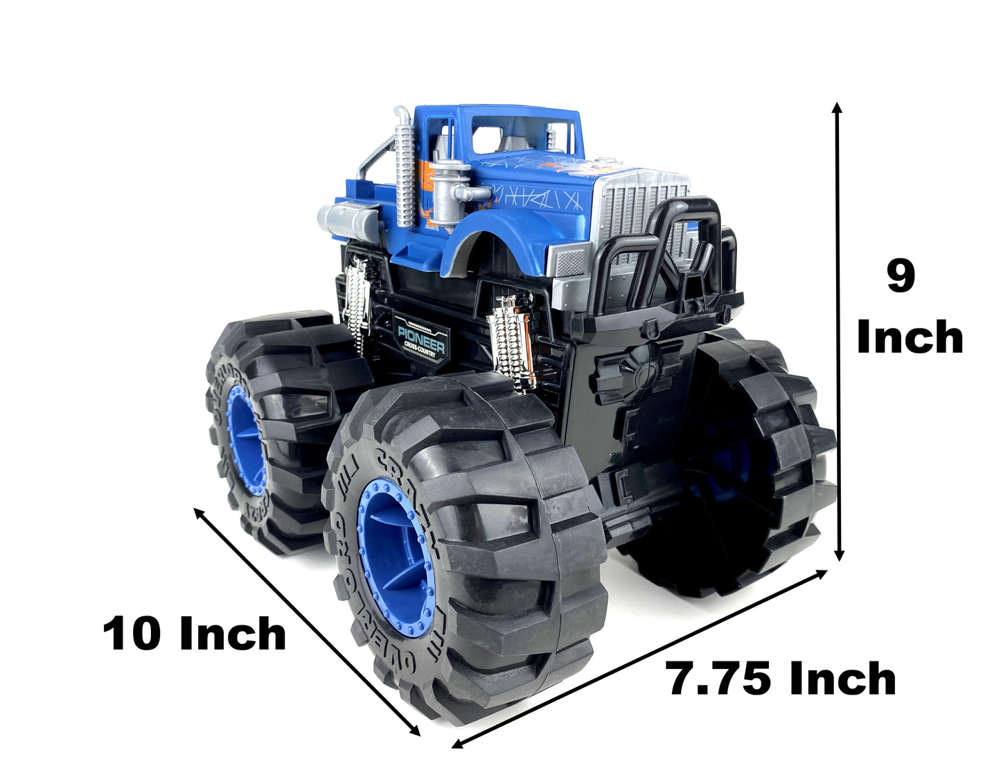 Monster Semi Truck Blue