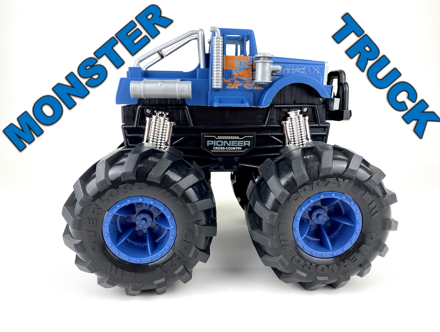 Monster Semi Truck Blue